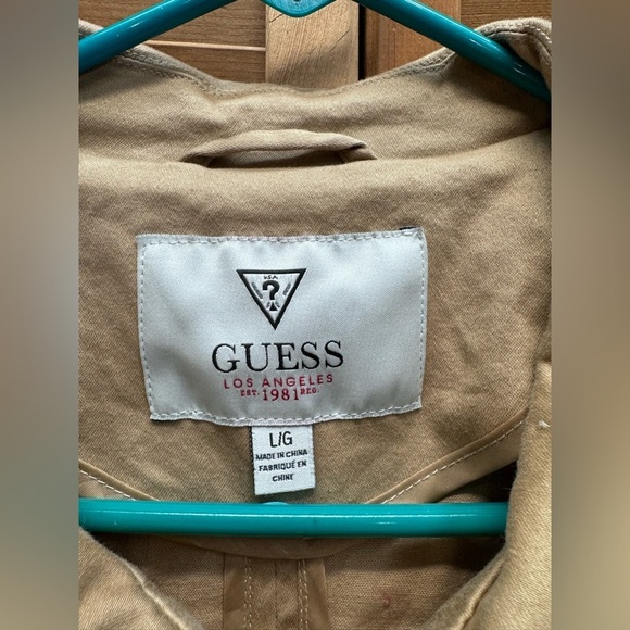 Guess brown Utility Jacket with Collared Neckline and Fitted Silhouette - Picture 13 of 16